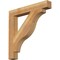 Ekena Millwork Funston Block Rough Sawn Bracket, Western Red Cedar, 4"W x 30"D x 30"H BKT04X30X30FST05RWR - alternate 1